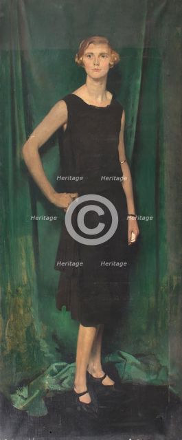 Portrait of Miss Kennard, c1910s. Creator: William Orpen.