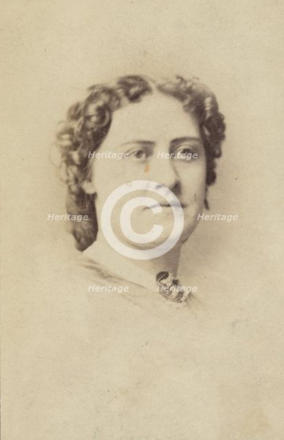 Portrait of Miss Latimer, about 1860. Creator: Unknown.