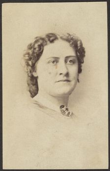 Portrait of Miss Latimer, about 1860. Creator: Unknown