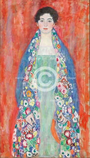 Portrait of Miss Lieser, 1917. Creator: Klimt; Gustav (1862-1918).