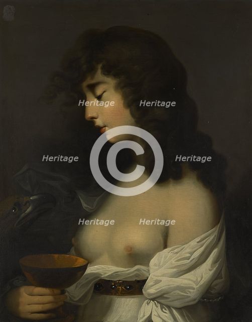 Portrait of Miss Mortimer as Hebe, .