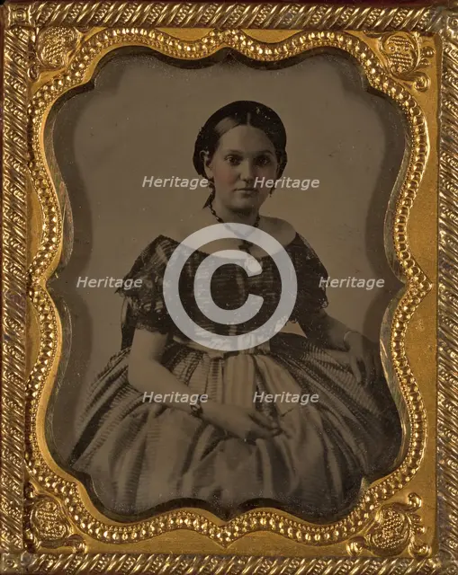 Portrait of Miss Sallie Poe, about 1854. Creator: Unknown.