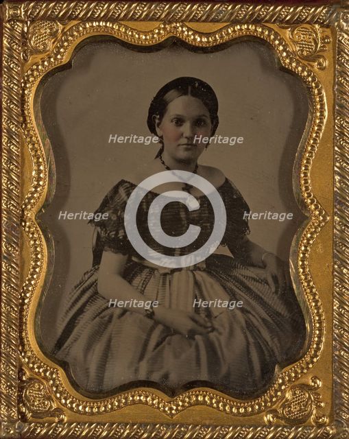 Portrait of Miss Sallie Poe, about 1854. Creator: Unknown.