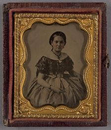 Portrait of Miss Sallie Poe, about 1854. Creator: Unknown