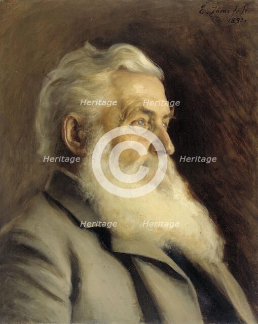 Portrait of Mr. Ahnger, 1893. Creator: Eero Jarnefelt.