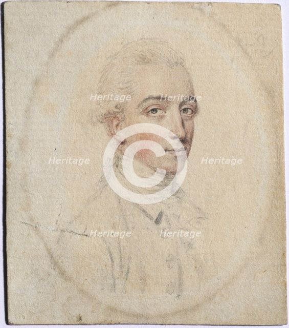 Portrait of Mr. Gambier, c. 1776. Creator: John I Smart (British, 1741-1811).