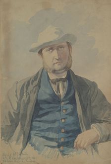 Portrait of Mr. George Bailey, 1855. Creator: Richard Dadd