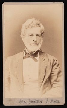 Portrait of Mr. Foster of Massachusetts, Between 1876 and 1880. Creator: Samuel Montague Fassett