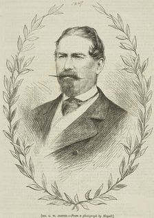 Portrait of Mr. G. W. Jester, the Ventriloquist, 1867. Creator: Unknown