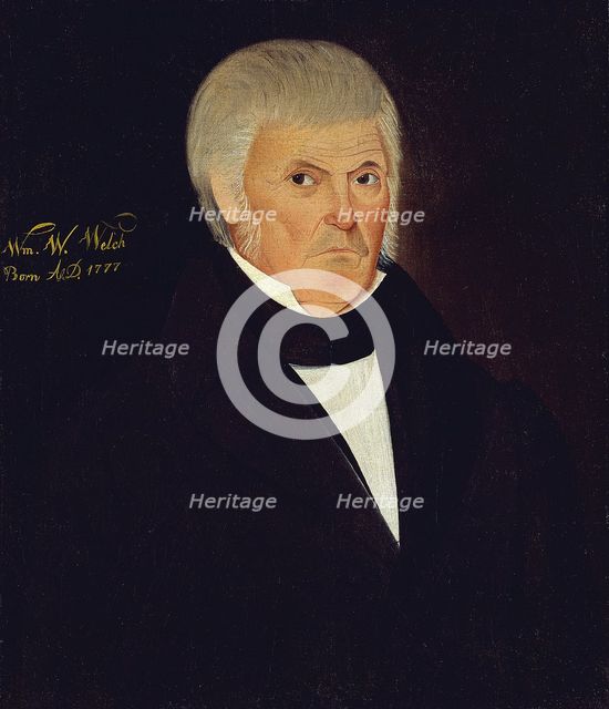 Portrait of Mr. William W. Welch, c. 1837. Creator: Sheldon Peck.
