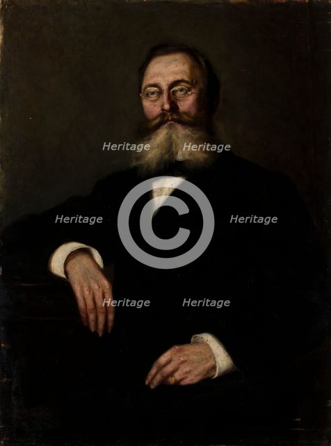 Portrait of Mr Wisniewski, 1889. Creator: Maria Mayerberg.