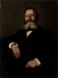 Portrait of Mr Wisniewski, 1889. Creator: Maria Mayerberg