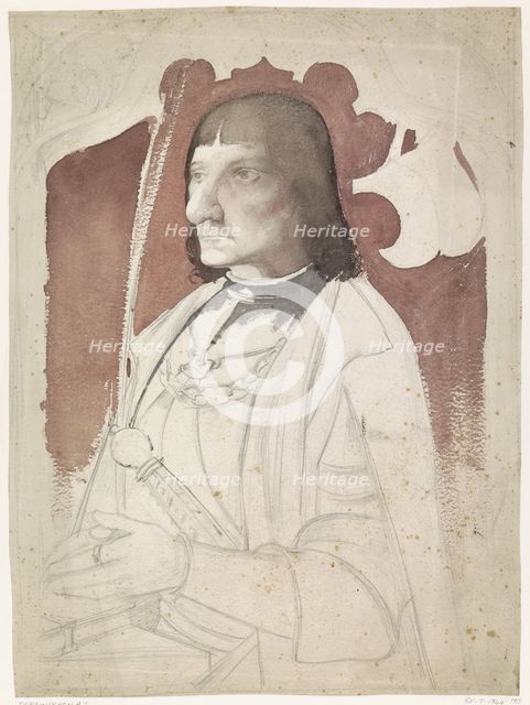 Portrait of Mr van Naaldwijk, 1869-1925. Creator: Antoon Derkinderen.