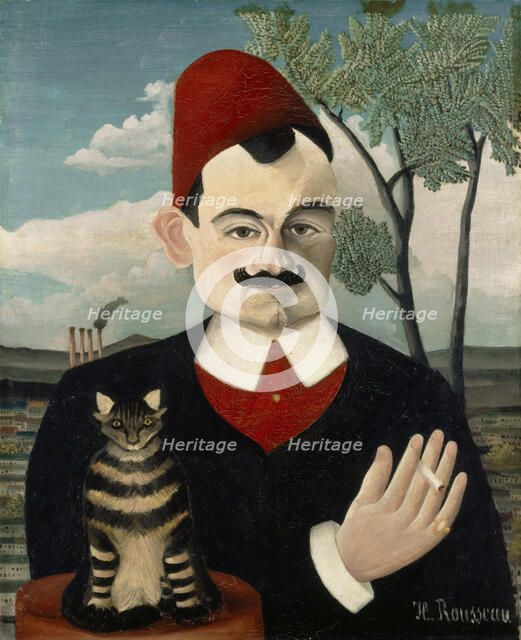 Portrait of Mr. X (Pierre Loti), 1906. Creator: Rousseau, Henri Julien Félix (1844-1910).