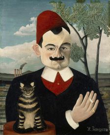 Portrait of Mr. X (Pierre Loti), 1906. Creator: Rousseau, Henri Julien Félix (1844-1910)
