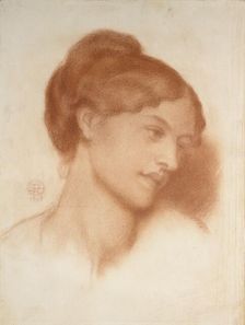 Portrait of Mrs Murray Marks, 1868. Artist: Dante Gabriel Rossetti