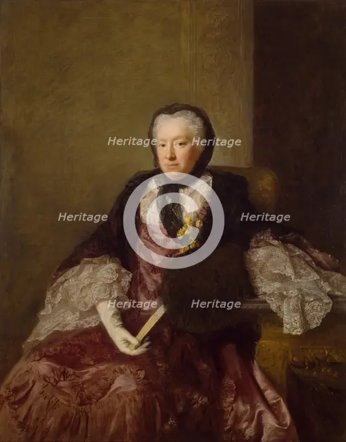 Portrait of Mrs Mary Martin, 1761. Creator: Allan Ramsay.