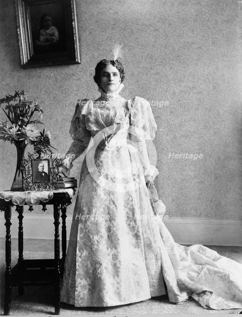 Portrait of Mrs. McKinley, no. 3, c1897. Creator: Frances Benjamin Johnston.