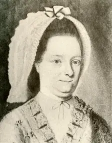 Portrait of Mrs. Nathaniel Appleton, Jr., showing a peculiar cap 1784, (1937). Creator: Unknown
