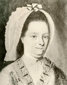 Portrait of Mrs. Nathaniel Appleton, Jr., showing a peculiar cap 1784, (1937). Creator: Unknown