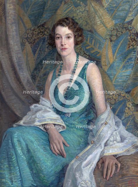 Portrait of Mrs N.S. Falla, c1932. Creator: Mary Tripe.
