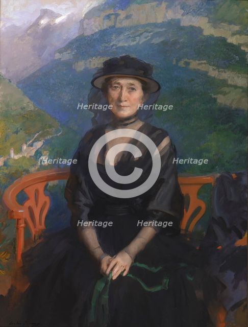 Portrait of Mrs. Addison C. Harris, 1917. Creator: Cecilia Beaux.