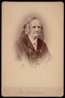 Portrait of "Mrs. Buchanan", 1875. Creator: Samuel Montague Fassett