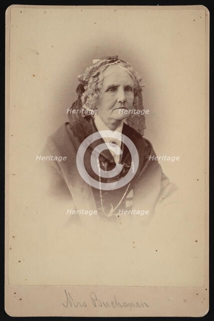 Portrait of "Mrs. Buchanan", 1875. Creator: Samuel Montague Fassett.