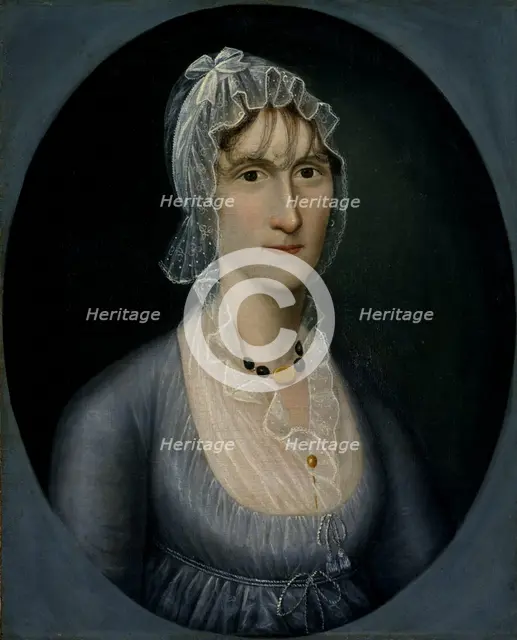 Portrait of Mrs. Barbara Baker Murphy (Wife of Sea Captain), ca. 1810. Creator: Joshua Johnson.