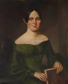 Portrait of Mrs. Benjamin Conklin, 1813-1873. Creator: John Insco Williams