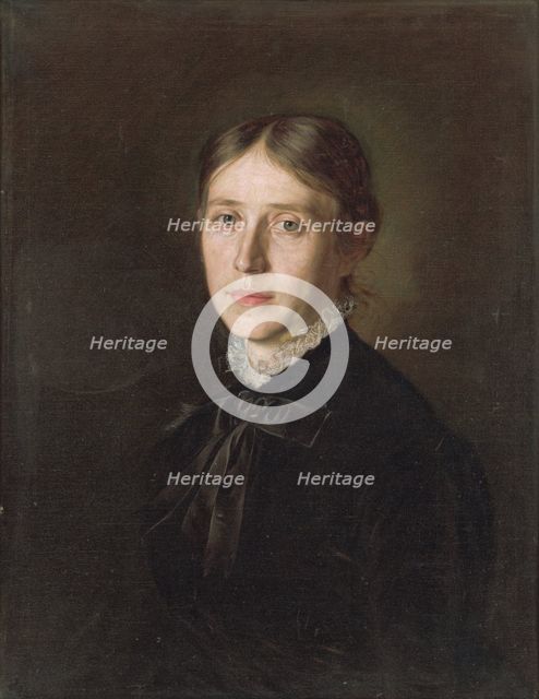 Portrait of Mrs. Boorová, 1884. Creator: Kornel Bohún.