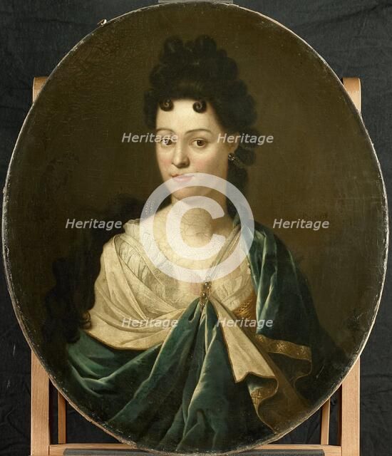 Portrait of Mrs. Brust-Batailhy, 1710. Creator: Pieter van der Werff.