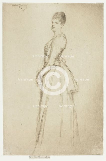 Portrait of Mrs. C. W., 1890. Creator: Theodore Roussel.