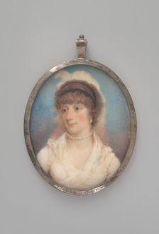 Portrait of Mrs. Carter of Edgecote, 1793. Creator: Nathaniel Plimer(?), probably by Anne Mee