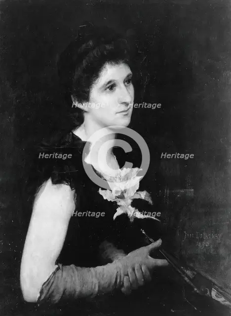 Portrait of Mrs. Charles L. Hutchinson, 1890. Creator: Jules Elie Delaunay.