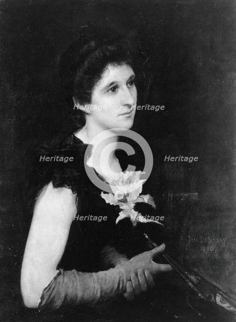 Portrait of Mrs. Charles L. Hutchinson, 1890. Creator: Jules Elie Delaunay.