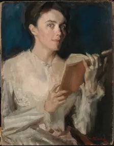 Portrait of Mrs E. Gadolin-Lagervall, 1901. Creator: Magnus Enckell
