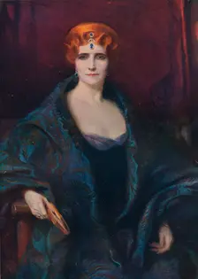 Portrait of Mrs. Elinor Glyn 1912. Artist: Philip A de Laszlo