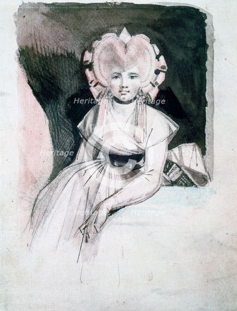 'Portrait of Mrs Fuseli', 1741-1825. Artist: Henry Fuseli