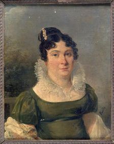 Portrait of Mrs. Gustave Pourlin (Empire period), between 1804 and 1814. Creator: Unknown