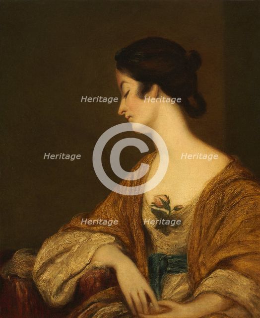 Portrait of Mrs. George Collier, 18th century. Creator: Joshua Reynolds (British, 1723-1792), follower of.