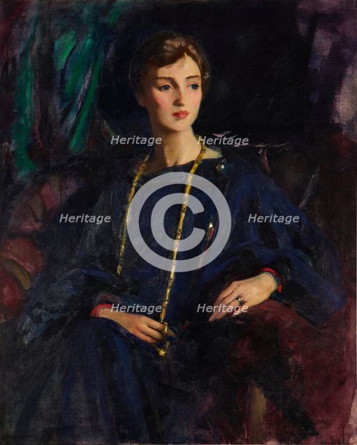 Portrait of Mrs. George Emerson Brewer Jr., 1925. Creator: Robert Henri.