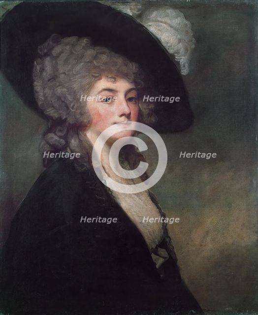 Portrait of Mrs Harrit Greer, 1781. Creator: George Romney.