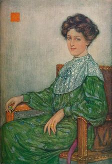 Portrait of Mrs. J. Maltwood, c1892-1906, (1906-7). Artist: Nicolaas Wilhelm Jungmann