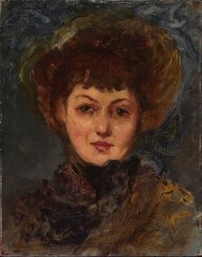 Portrait of Mrs. John Gellatly, 1890-1897. Creator: Eleanor Greatorex
