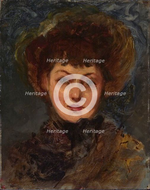 Portrait of Mrs. John Gellatly, 1890-1897. Creator: Eleanor Greatorex.