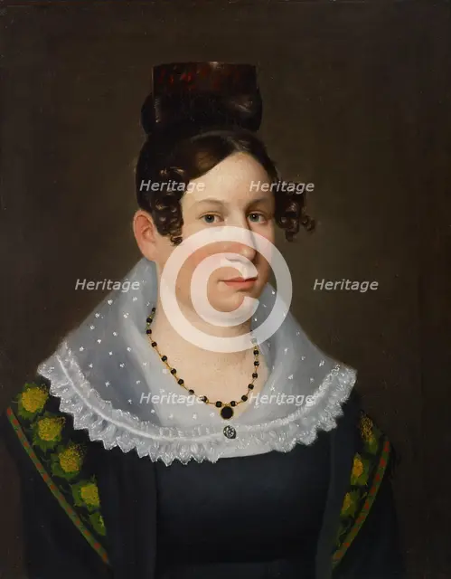 Portrait of Mrs. John H. Sanders, date unknown. Creator: Alexander Bradford.