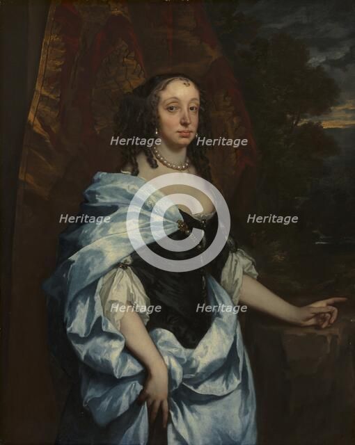 Portrait of Mrs. Leneve, c. 1657. Creator: Peter Lely (British, 1618-1680).