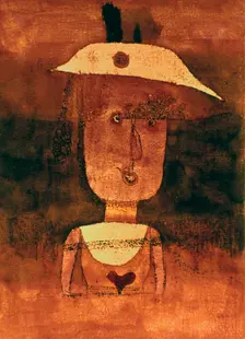 Portrait of Mrs P in the South 1924. Artist: Paul Klee