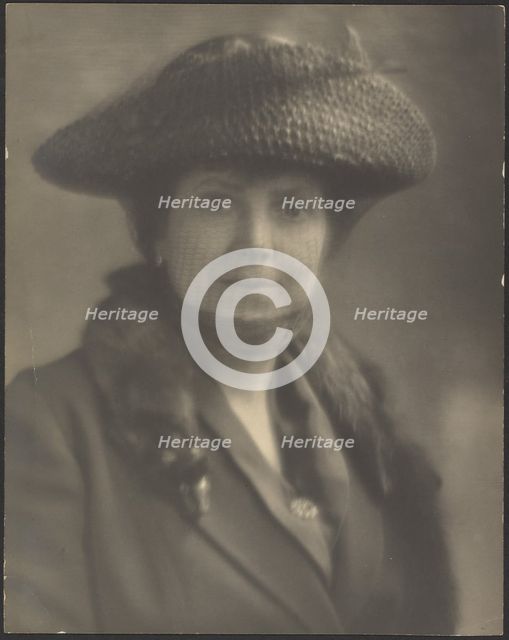 Portrait of Mrs. R, 1907-1924. Creator: Louis Fleckenstein.